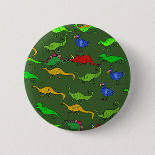 Dino Wallpaper 6 Cm Round Badge