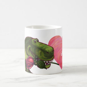 Dino with Rose Be Mine Mug