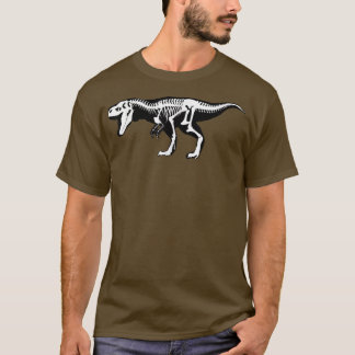 Dino  Women, Dinosaur Skeleton T  T-Shirt