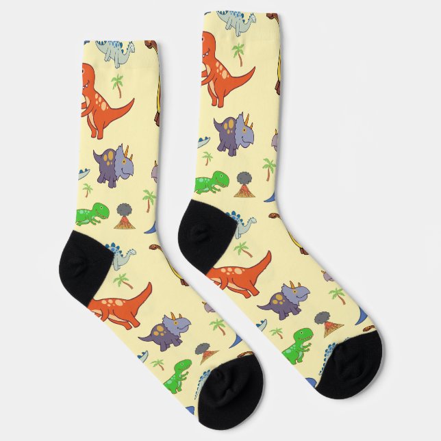 Dino World Crew Socks (Right)