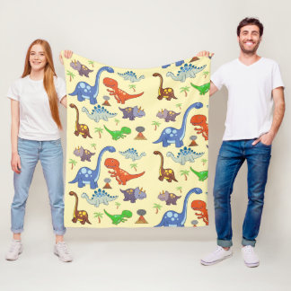 Dino World Fleece Blanket