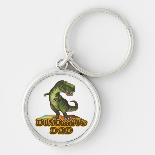 Dinomite Dad Key Ring (Front)