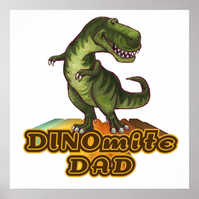 Dinomite Dad Poster (Front)