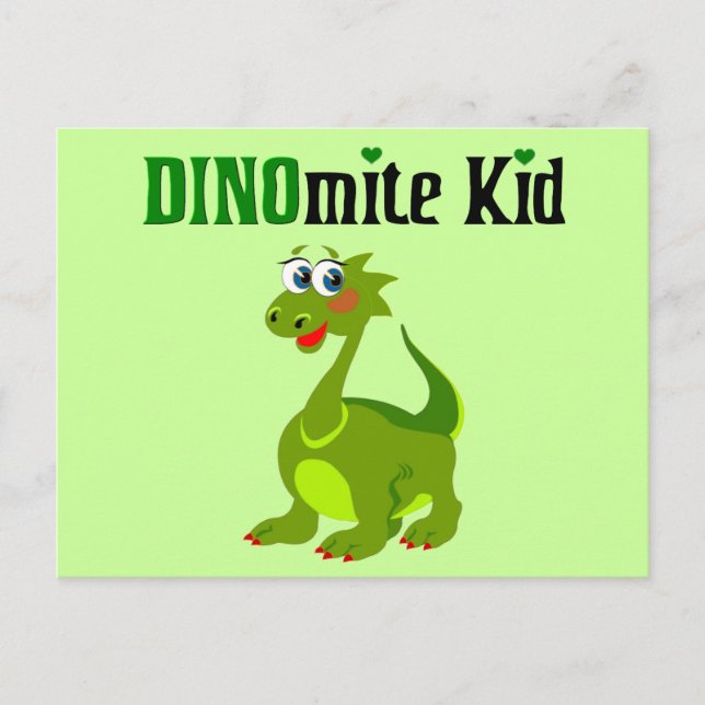 Dinomite Kid Postcard (Front)