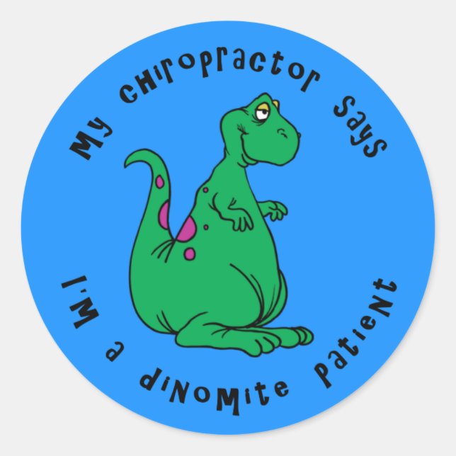 Dinomite Patient Stickers (Front)