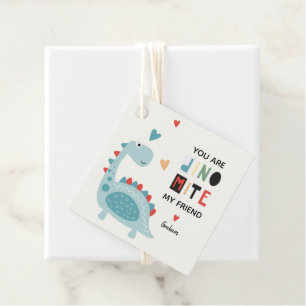 Dinomite Valentine Favour Tags