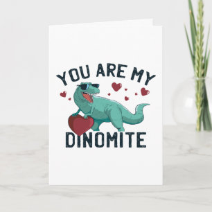 Dinomite Valentine Humour Card