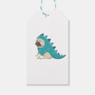 dinopug gift tags