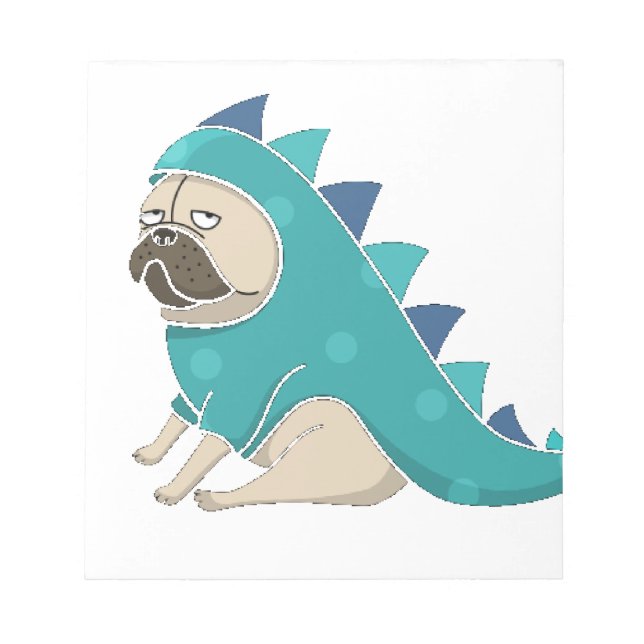 dinopug notepad (Front)