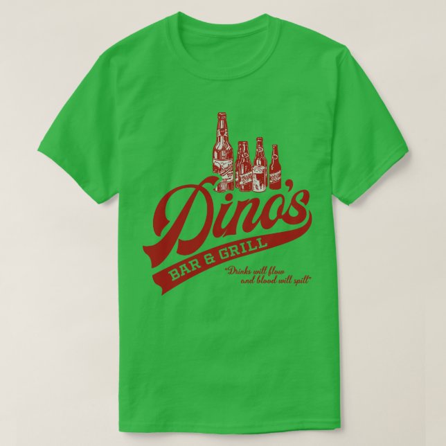 Dinos Bar and Grill T-Shirt (Design Front)