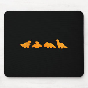 Dinos Chicken Nuggets Pattern _ Funny Realistic Di Mouse Mat