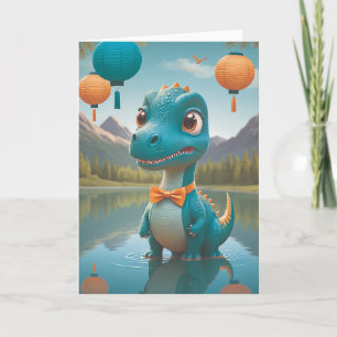 Dino's Dapper Reflection Moment Card