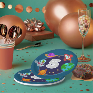 Dinos in Space Plates