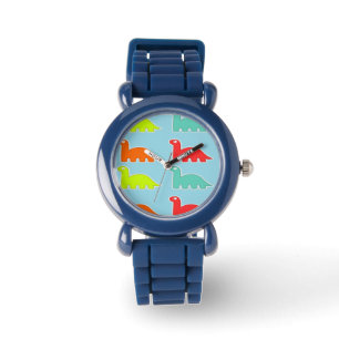 Dinos on blue watch