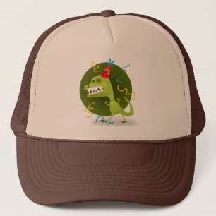 Dino's Rock - Dinosaur Birthday Party Trucker Hat