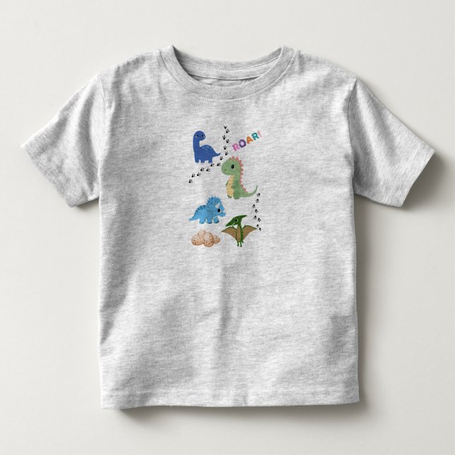 Dinos Toddler T-Shirt (Front)