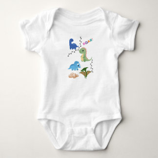 Dinos World Baby Bodysuit