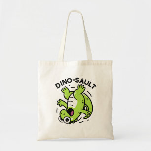 Dinosault Funny Dinosaur Pun  Tote Bag