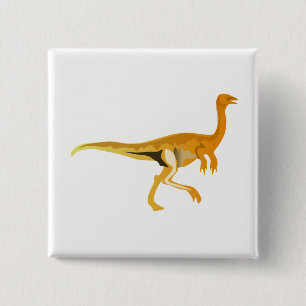 Dinosaur 15 Cm Square Badge
