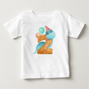 Dinosaur 2nd Birthday T-Shirt