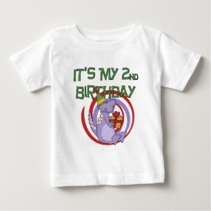 Dinosaur 2nd Birthday Tshirts and Gifts
