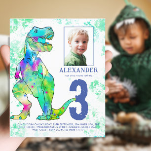 Dinosaur 3rd Birthday Party Photo