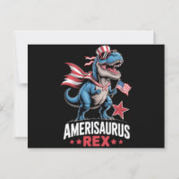 Dinosaur 4th of July Amerisaurus T Rex Funny