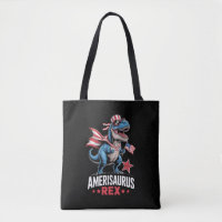 Dinosaur 4th of July Amerisaurus T Rex Funny