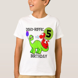 Dinosaur 5th Birthday T-shirts and Gifts
