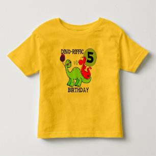 Dinosaur 5th Birthday T-shirts and Gifts