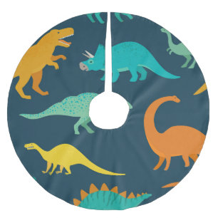 Dinosaur Adventure: Kids' Nursery Wallpaper Brushed Polyester Tree Skirt