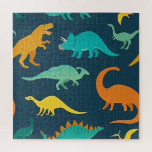 Dinosaur Adventure: Kids' Nursery Wallpaper Jigsaw Puzzle