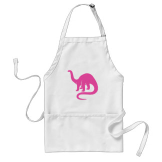 Dinosaur  Apron - Pink