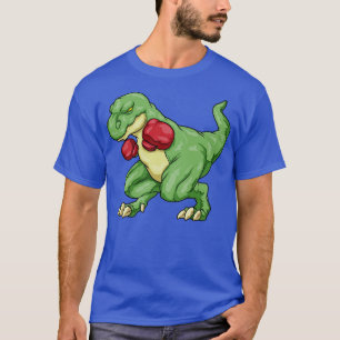 Dinosaur as boxer with boxing gloves T-Shirt