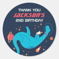 Dinosaur Astronaut Outer Space Kids Birthday Party