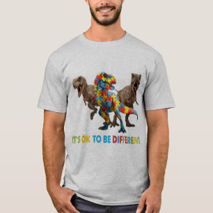 Dinosaur Autism Awareness design features a dinosa T-Shirt