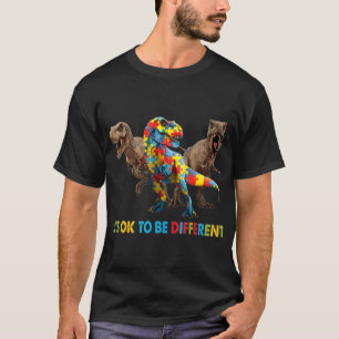 Dinosaur Autism Awareness design features a dinosa T-Shirt