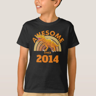 Dinosaur awesome happy birthday gift for kids T-Shirt