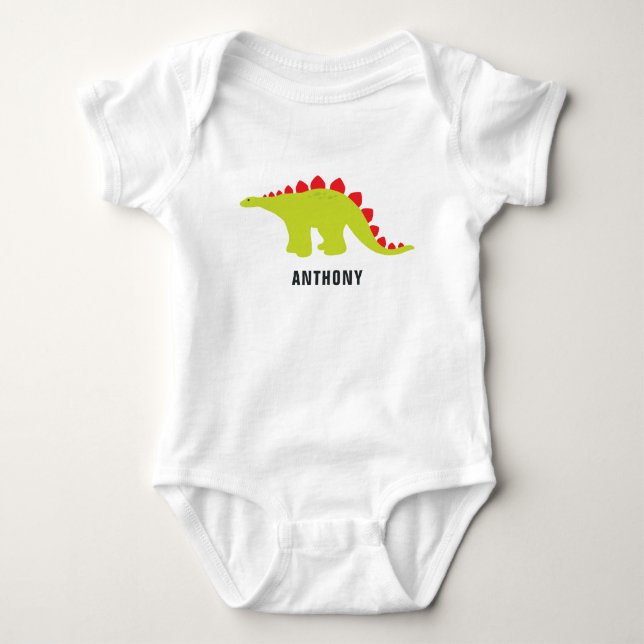 Dinosaur Baby Bodysuit (Front)