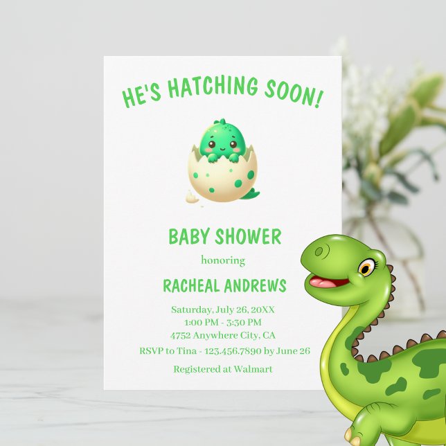 Dinosaur Baby Shower Baby Shower Invitation (Dinosaur Baby Sower Baby Shower invitations
)