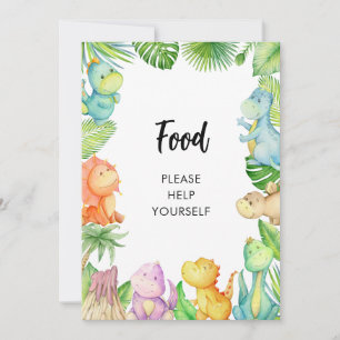 Dinosaur Baby Shower Card