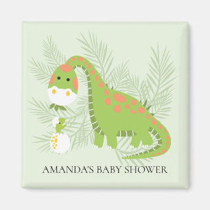 Dinosaur Baby Shower Favour Magnet
