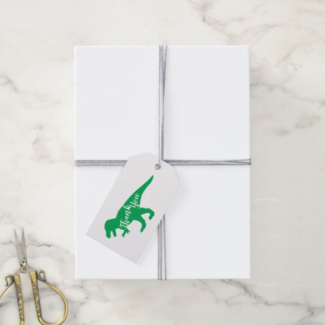 Dinosaur Baby Shower Gift Tags (With Twine)