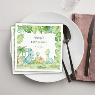 Dinosaur Baby Shower Napkin