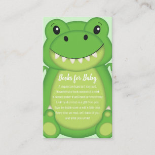 Dinosaur Baby Shower T-Rex  Enclosure Card