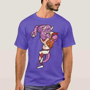 Dinosaur Baseball Triceratops Sport T-Shirt