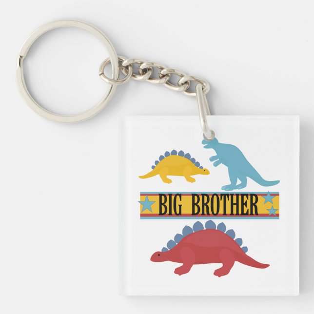 Dinosaur Big Brother Key Ring (Front)