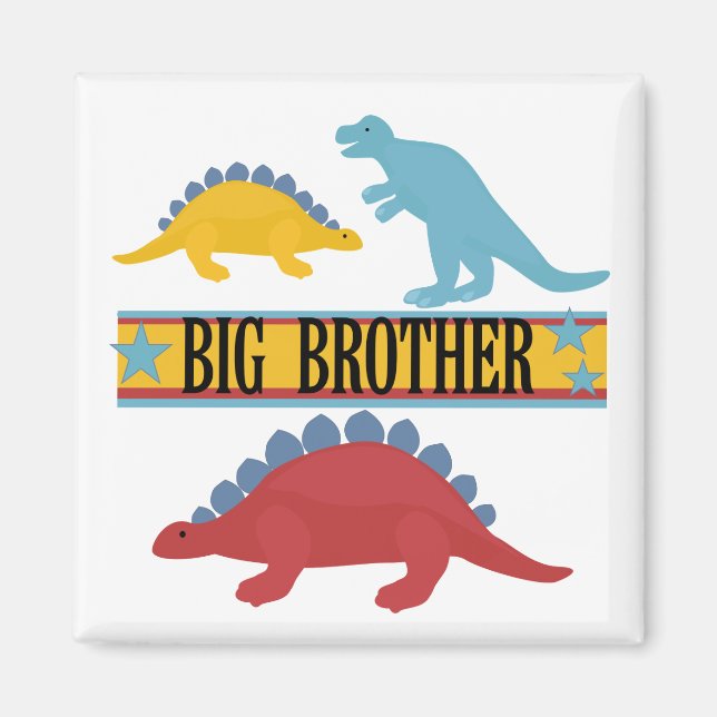 Dinosaur Big Brother Magnet (Front)