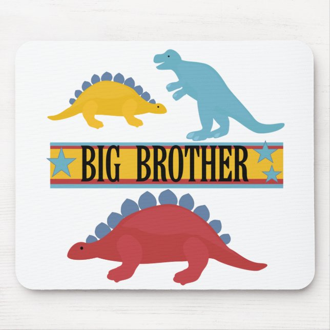 Dinosaur Big Brother Mouse Mat (Front)