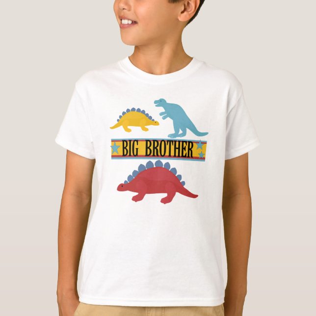 Dinosaur Big Brother T-Shirt (Front)